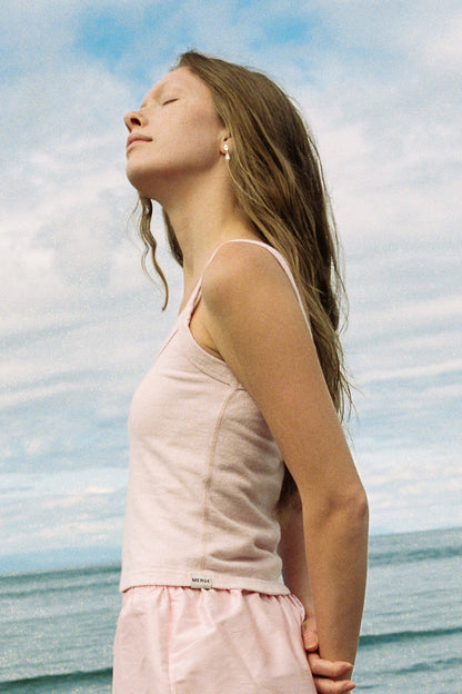 Pink Cream Breeze Tank