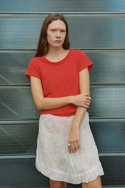 Poppy Red Mini Tee