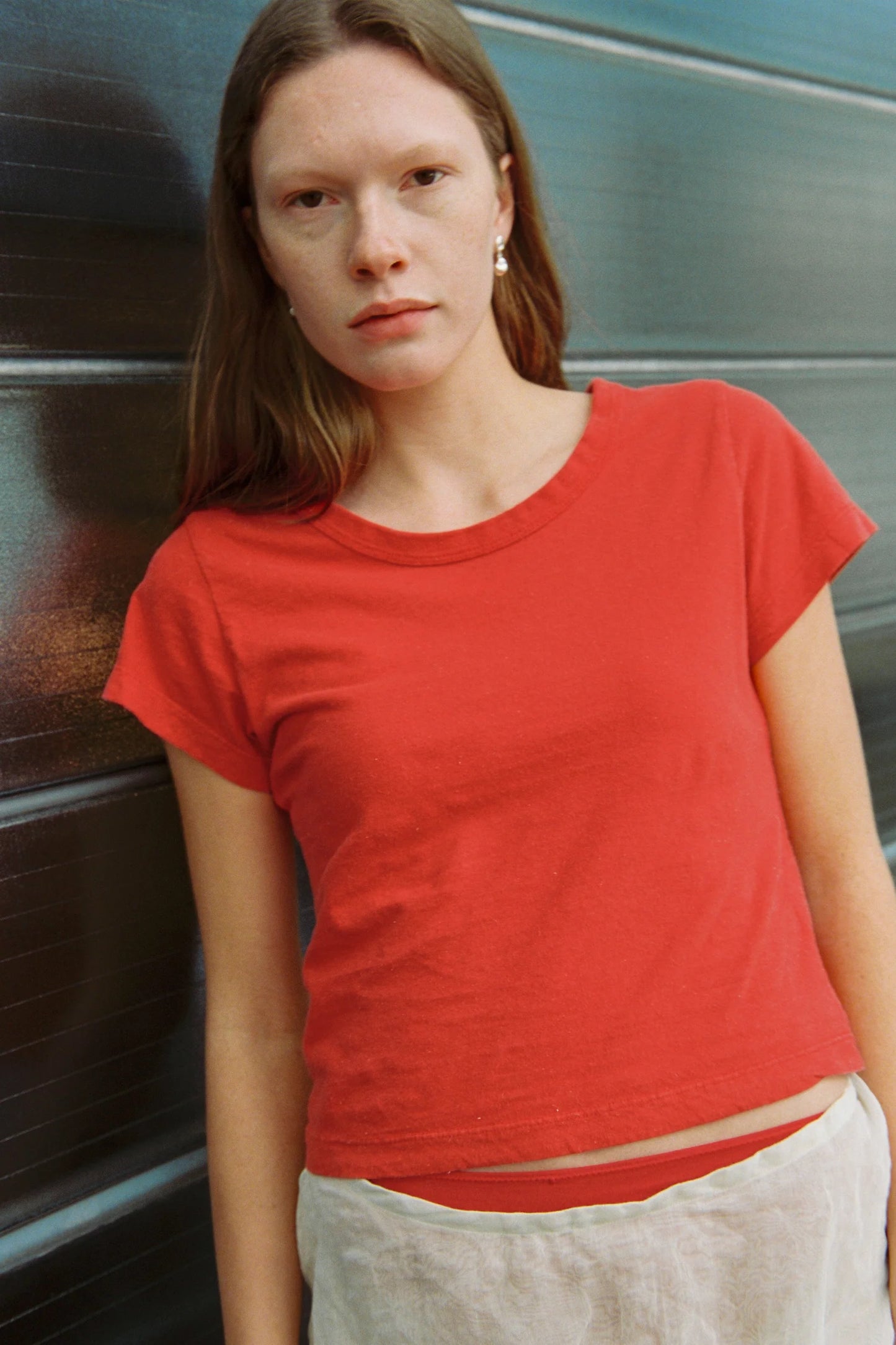 Poppy Red Mini Tee