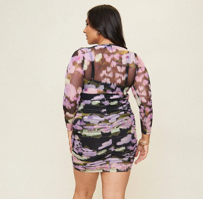 Jaded Floral Sara Dress