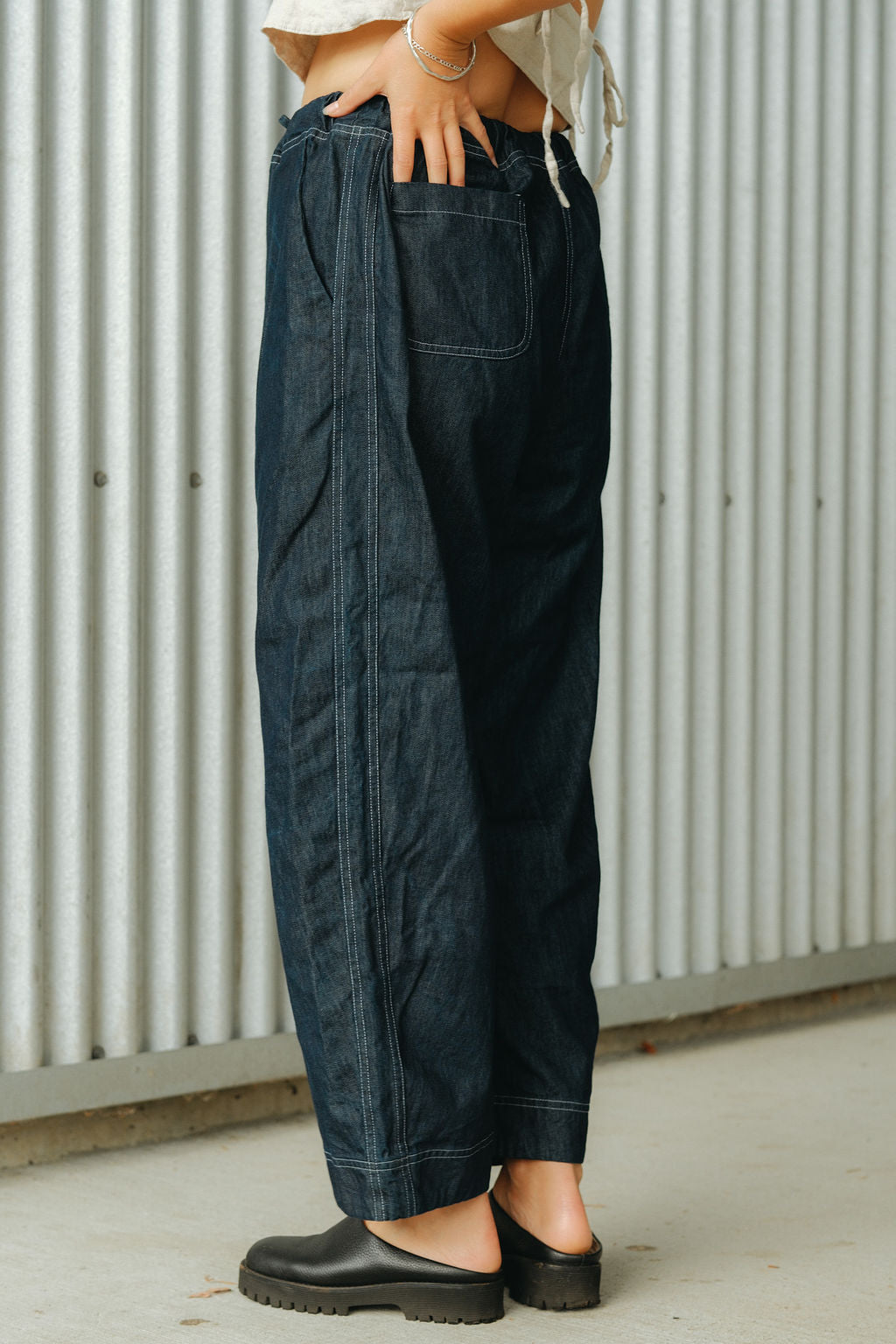 Denim Jules Pant
